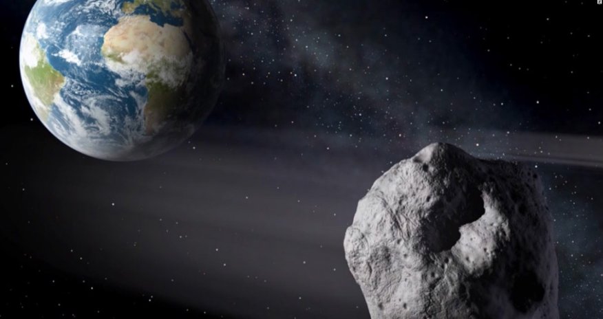 Asteroid's moon seen during Earth flyby