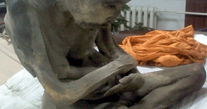 Mummified 200-year-old remains of Buddhist monk