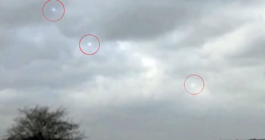 НЛО над британским лесом
