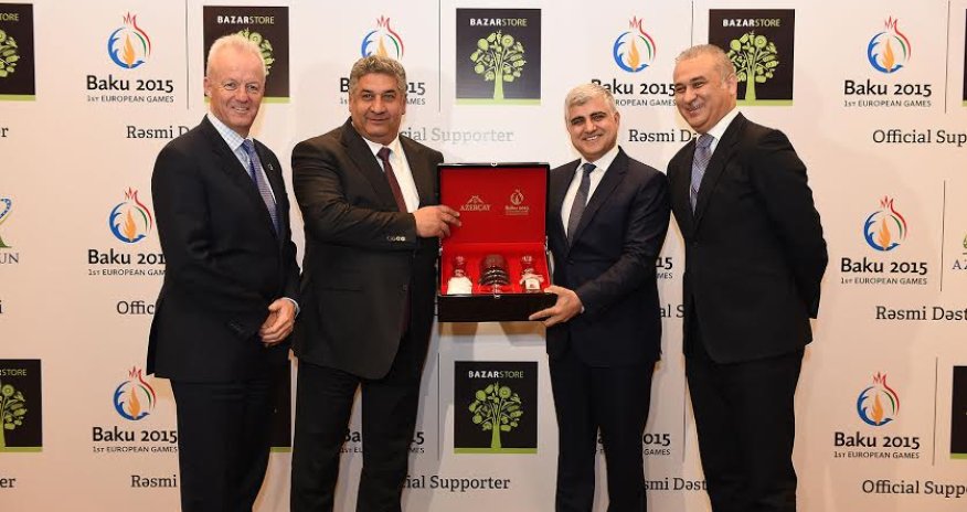 Baku 2015 European Games signs Azersun and Bazarstore as official supporters