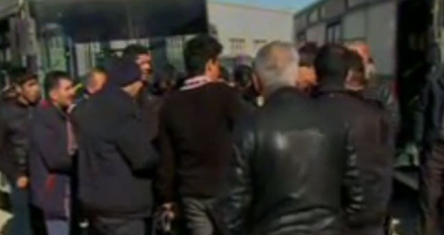 Забастовка водителей в Баку