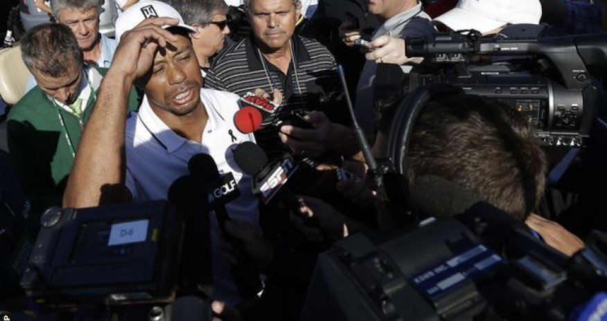 Injured Tiger Woods withdraws during first round at Torrey Pines