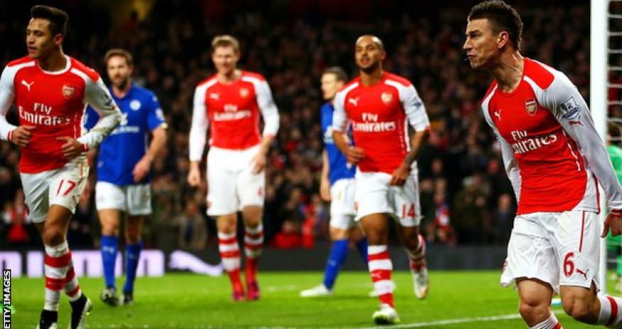Arsenal 2 - 1 Leicester