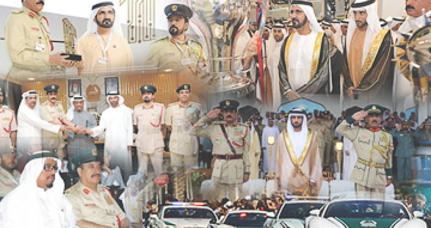 Роскошный автопарк полиции Дубая