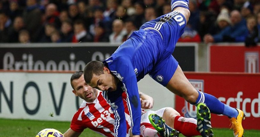 Hazard is the most fouled player in the Premier League this season