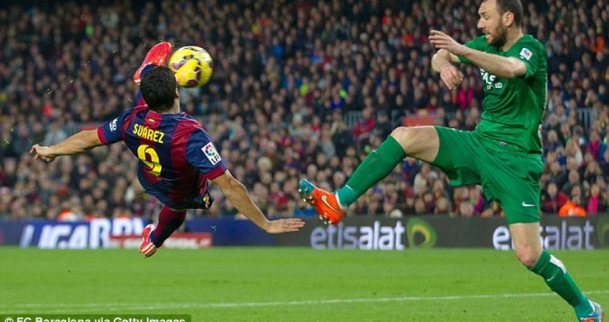 Luis Suarez's bicycle kick against Levante was no fluke