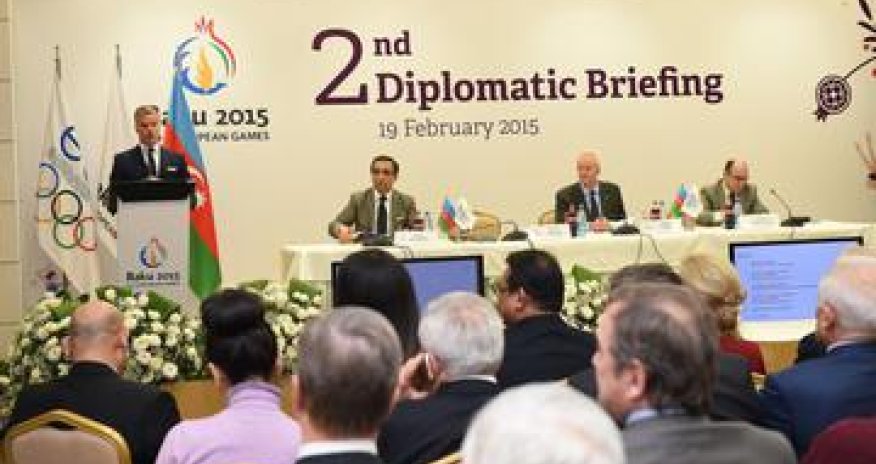 Baku 2015 European Games hosts second diplomatic briefing
