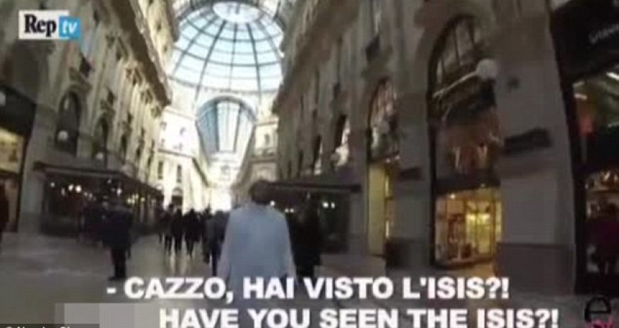Egyptian student walks streets of Milan dressed as a Muslim preacher