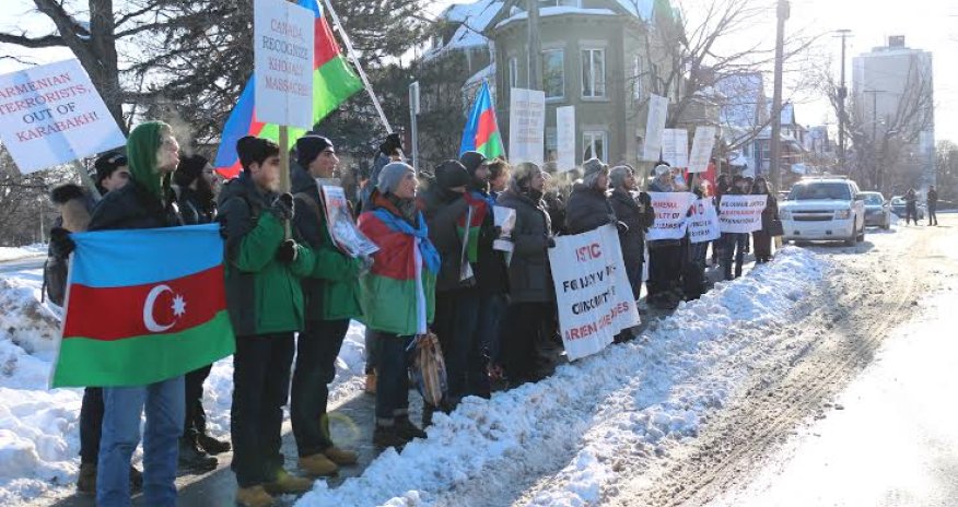Акция о Ходжалы в столице Канады