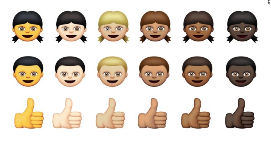 Apple's new diverse emoji characters