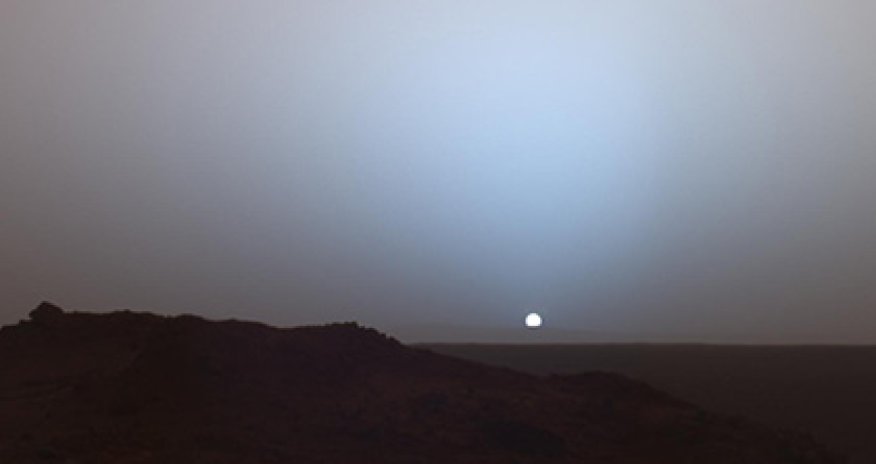 Закат на Марсе