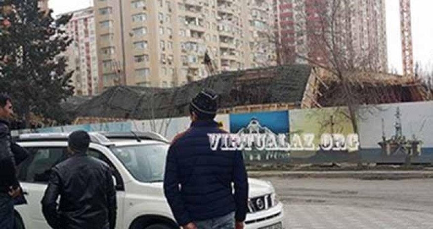 Обрушение здания в Баку. Возможны жертвы