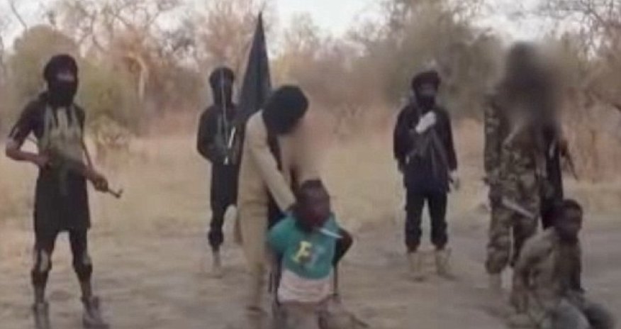 Boko Haram video shows two men being beheaded accused of spying