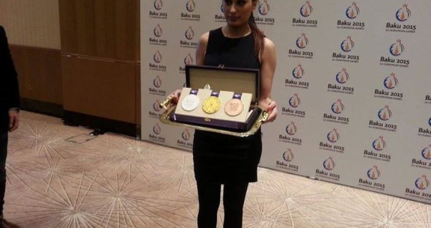 Презентованы медали Европейских игр-2015