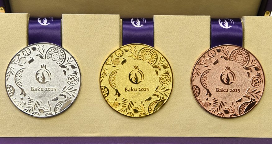 Baku 2015 marks 100 Days To Go by unveiling first European Games medal design
