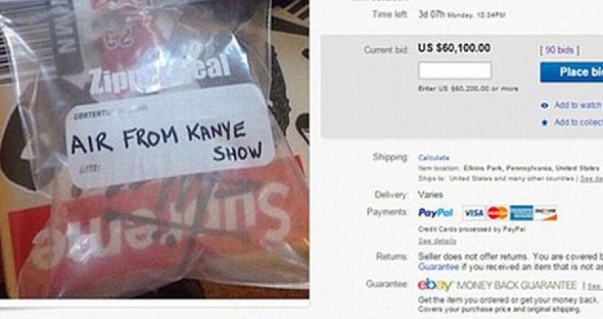 На eBay началась продажа воздуха