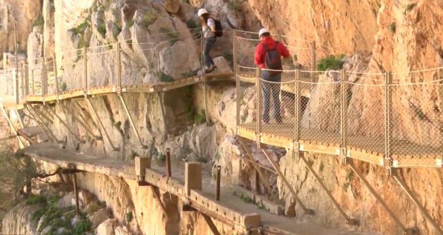 Spain to reopen perilous gorge walkway 328ft above gushing river