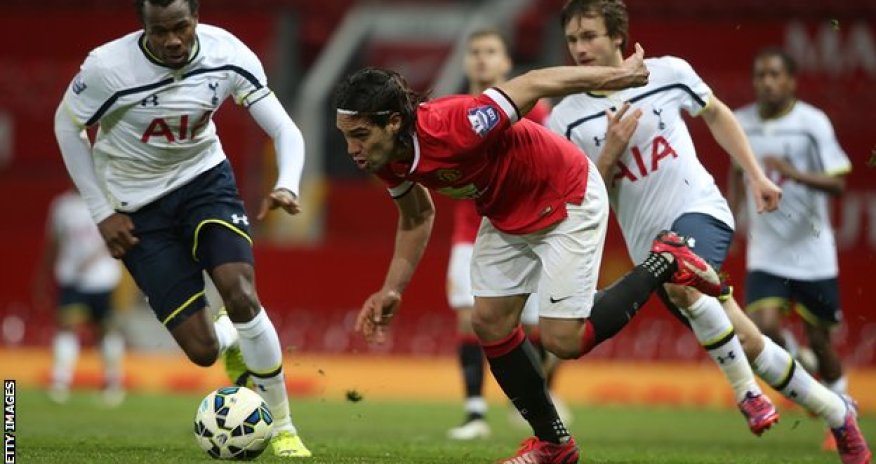 Radamel Falcao: Man Utd striker faces Tottenham Under-21s
