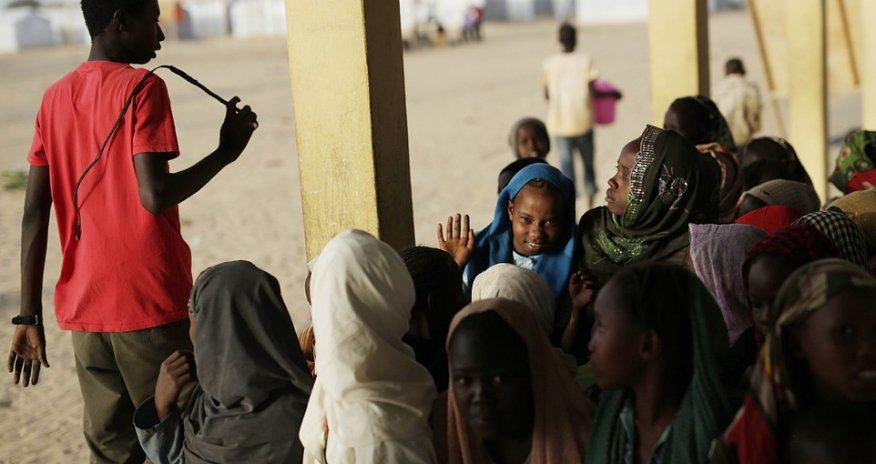 Children who are whipped until they learn the Koran
