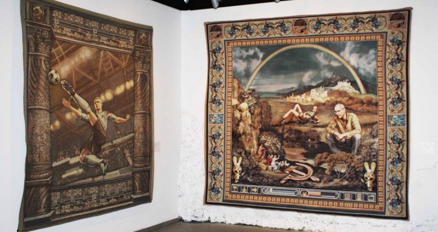 Alman rəssamlarının “Qobolen” əsərləri Bakıda - FOTOLAR