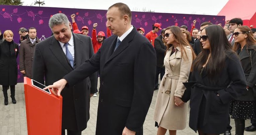 President Aliyev, First Lady Aliyeva buy first Baku 2015 tickets