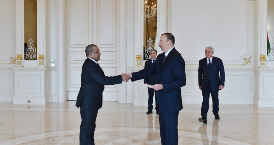 Azerbaijani President receives credentials from ambassadors of several countries