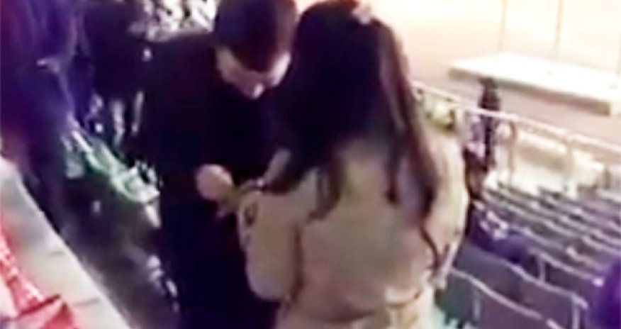 Необычное свадебное предложение в Баку