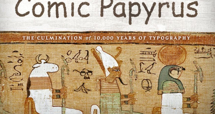 Someone merged Comic Sans and Papyrus to create the world's best worst font