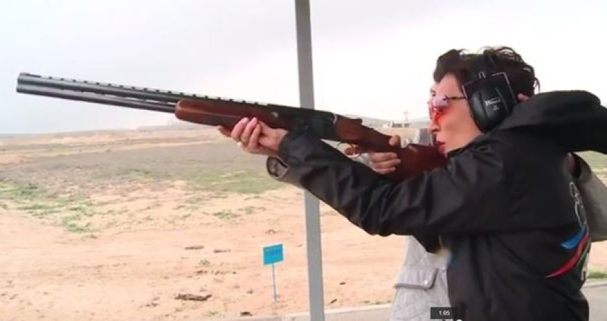 Тунзаля Агаева постреляла вместе с олимпийской чемпионкой