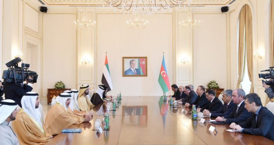 Dubai ruler meets Azerbaijan president in Baku