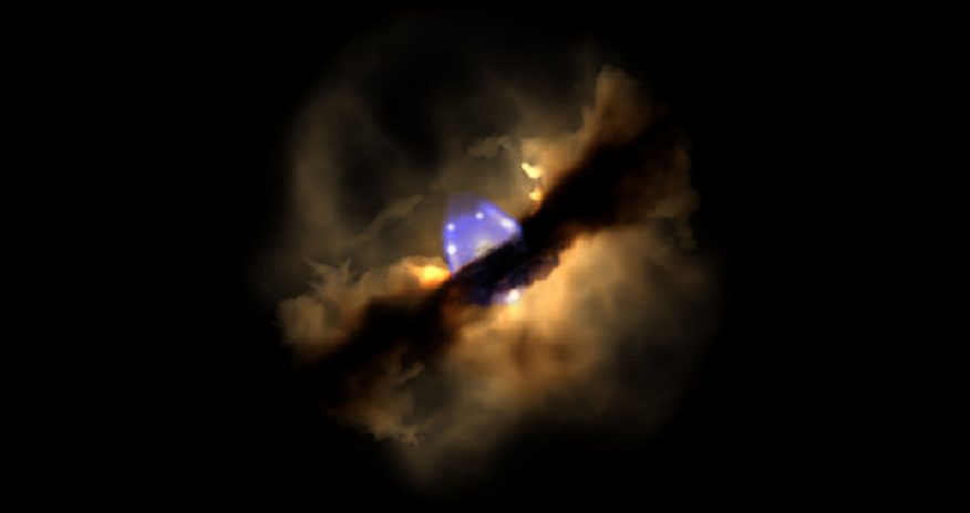 Star's birth glimpsed 'in real time'