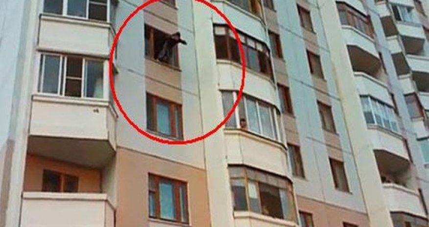 Bakıda MTN-nin polkovniki özünü binadan atdı