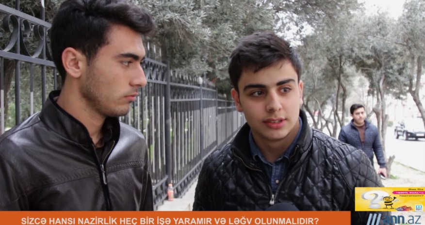 Qəfil sual:  Hansı nazirlik ləğv olunmalıdır? - ANN.TV