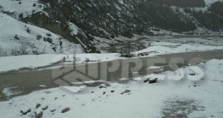 Azərbaycana qar yağdı - Fotolar