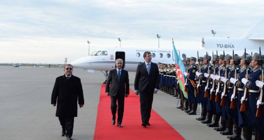 Serbian premier arrives in Azerbaijani capital