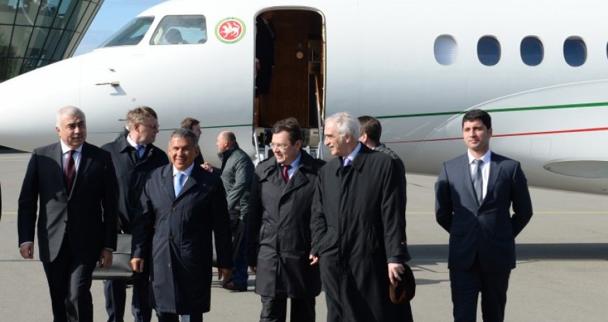 Tatarstan's president in Baku on 