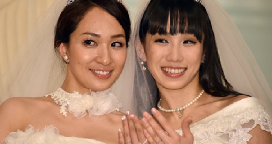 Состоялась свадьба двух актрис-лесбиянок