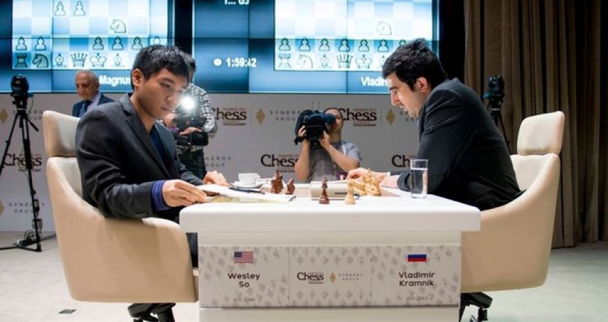 Twin Cities grandmaster leading elite chess tournament in Azerbaijan