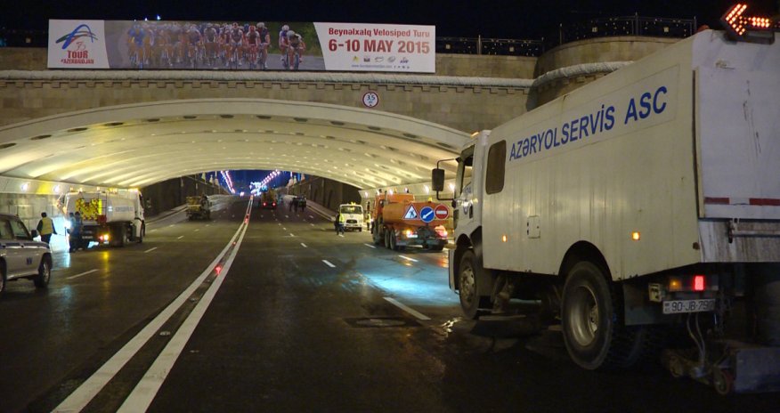 Heydər Əliyev prospektində təmir işləri yekunlaşdı - Fotolar