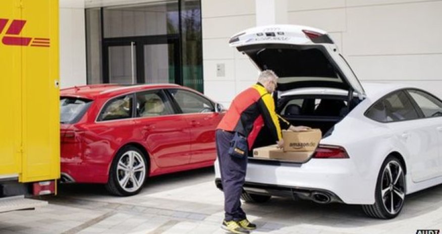 Audi and Amazon to try car-boot delivery service