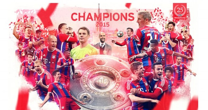 Bayern Munich secure 25th Bundesliga title