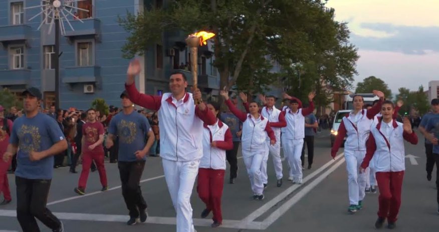 Baku 2015 Journey of the Flame began in Nakhchivan