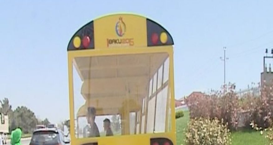 Необычная остановка в Баку