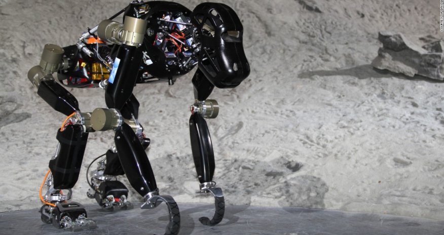 This robotic chimp could one day roam the moon
