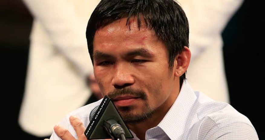 Manny Pacquiao blames shoulder injury for poor showing against Floyd Mayweather Jr