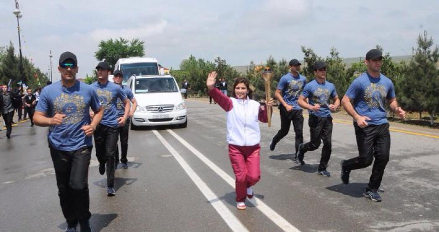 Journey of the Flame continues south to Jalilabad