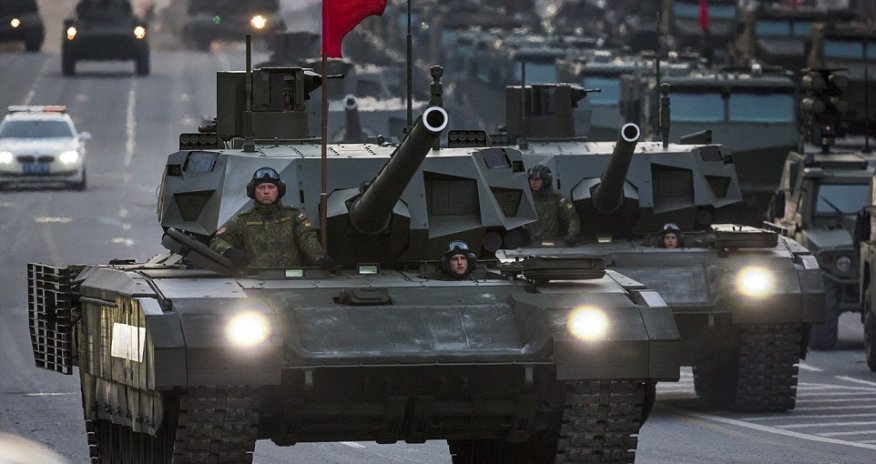 Russia shows off new high-tech tank