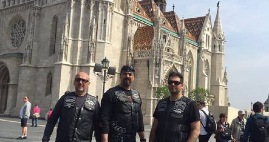 Азербайджанские байкеры-пропагандисты в Сан-Тропе