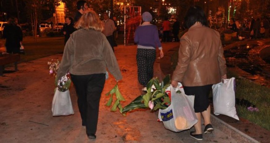 Финальный аккорд праздника цветов -  ФОТОРЕПОРТАЖ