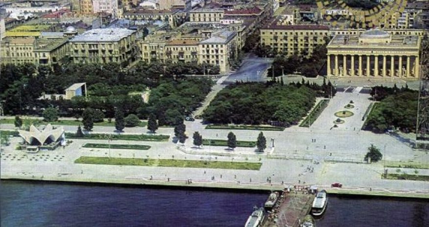 «Баку с птичьего полета»​ 1973 года